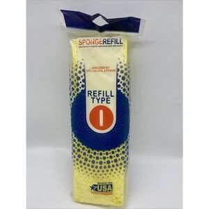 Skilcraft Butterfly Mop Refill Type O Absorbent Cellulose Sponge Yellow USA Made